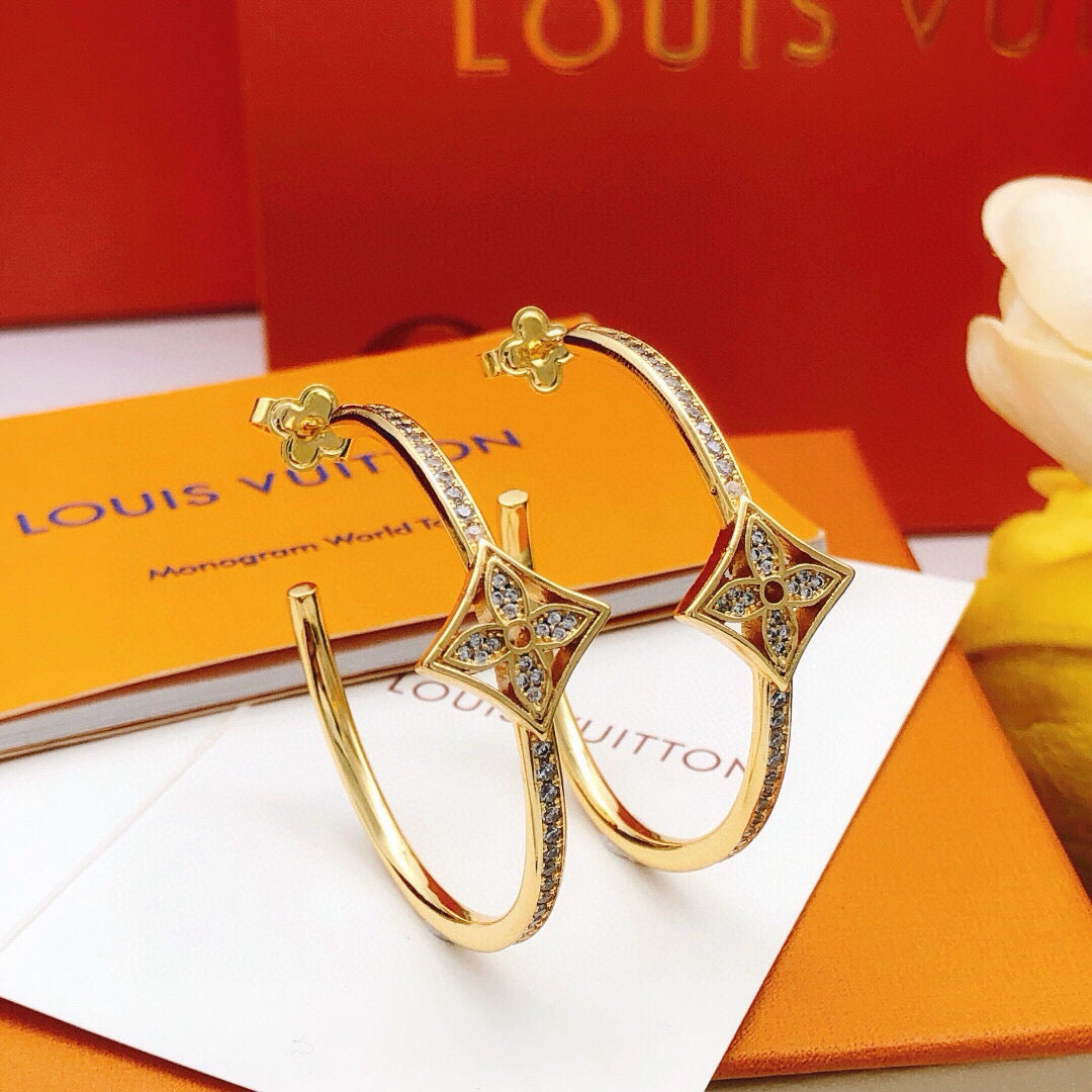 Louis Vuitton Luxury Earrings | Iconic Elegance & Boutique-Grade Quality 141