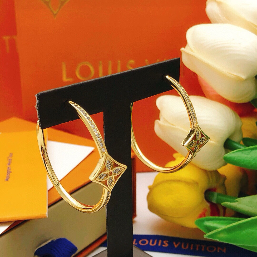 Louis Vuitton Luxury Earrings | Iconic Elegance & Boutique-Grade Quality 141