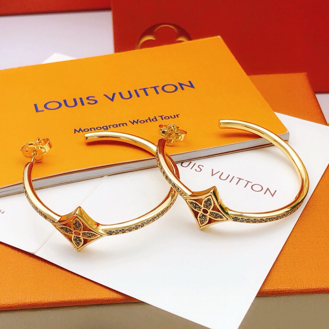 Louis Vuitton Luxury Earrings | Iconic Elegance & Boutique-Grade Quality 141