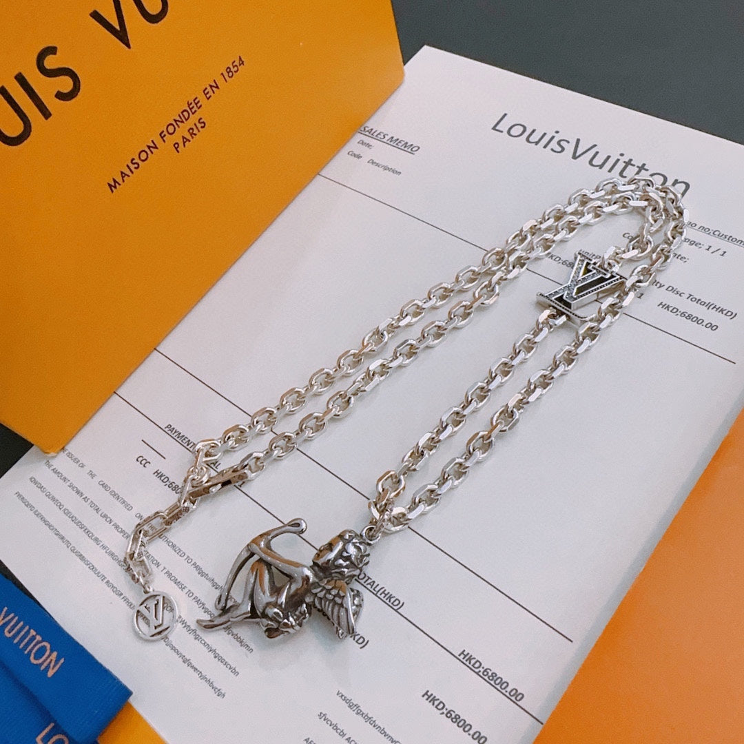 Louis Vuitton Luxury Necklace | Iconic Elegance & Boutique-Grade Quality 136