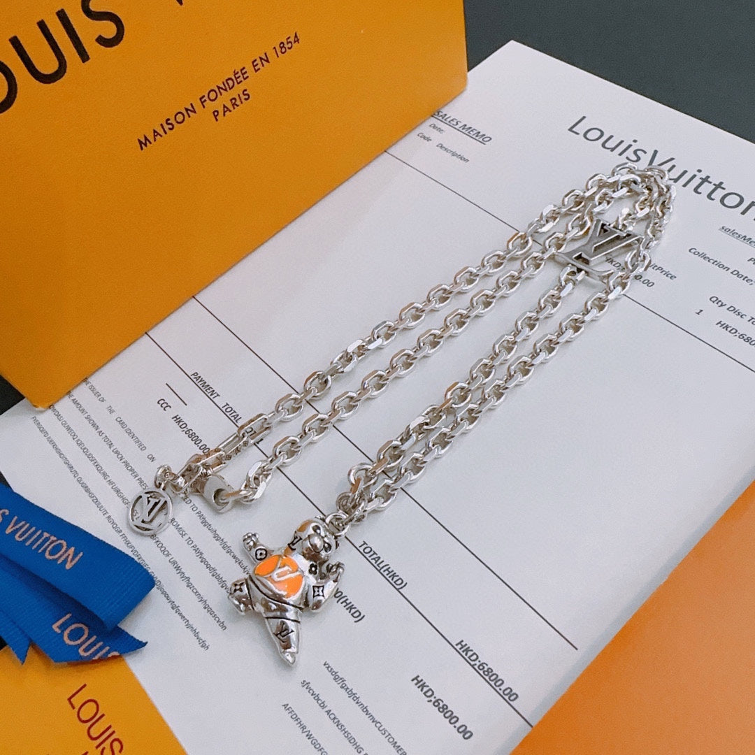 Louis Vuitton Luxury Necklace | Iconic Elegance & Boutique-Grade Quality 140