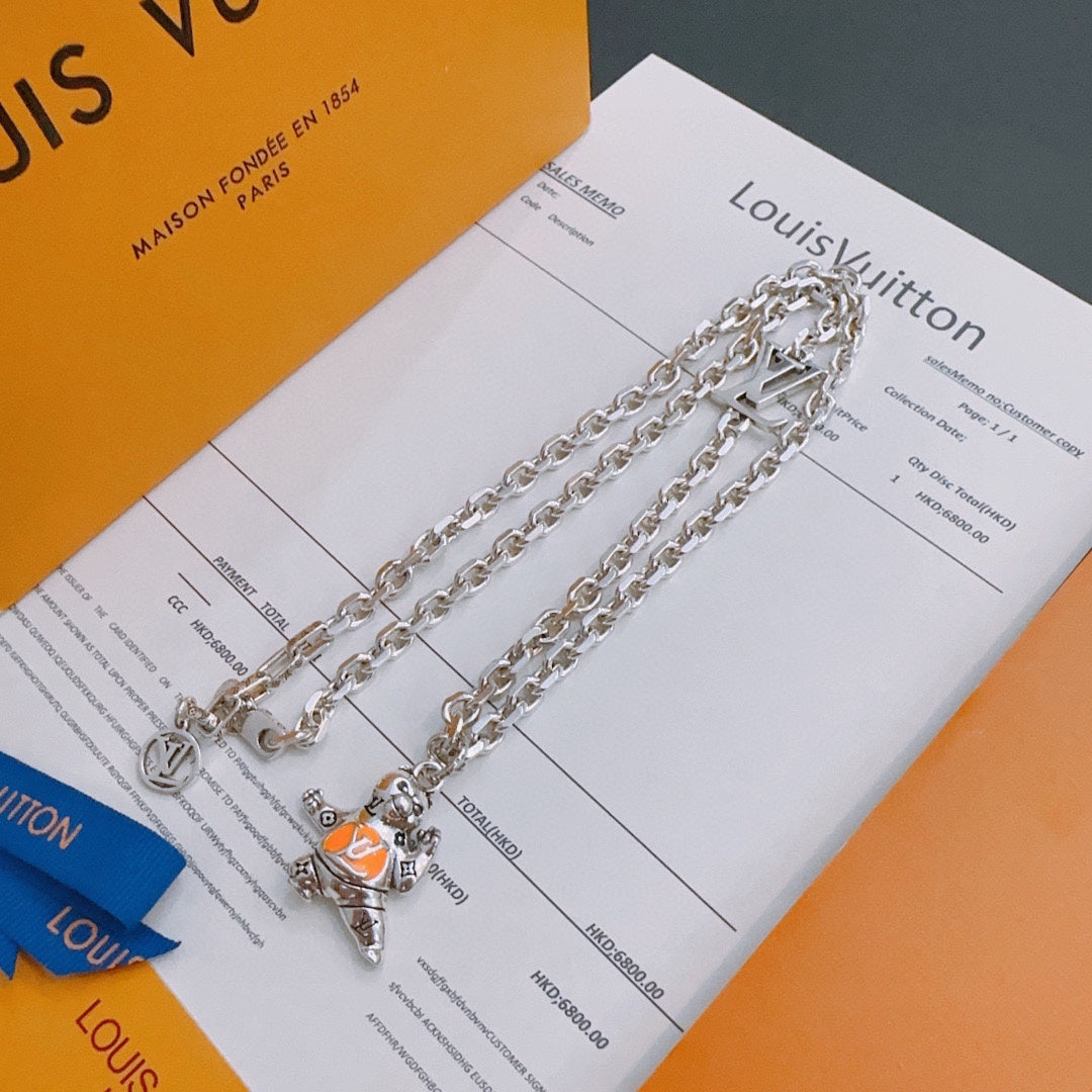Louis Vuitton Luxury Necklace | Iconic Elegance & Boutique-Grade Quality 140