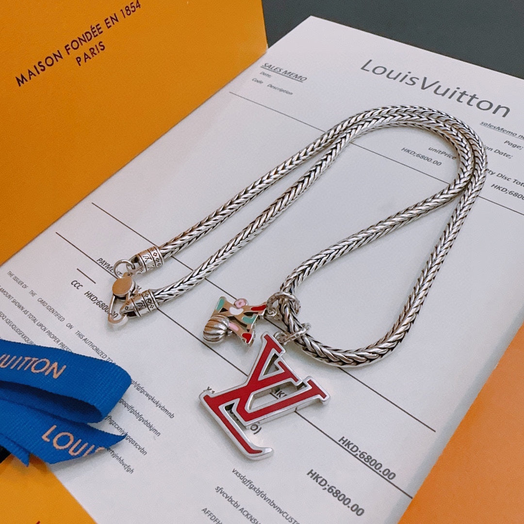 Louis Vuitton Luxury Necklace | Iconic Elegance & Boutique-Grade Quality 142