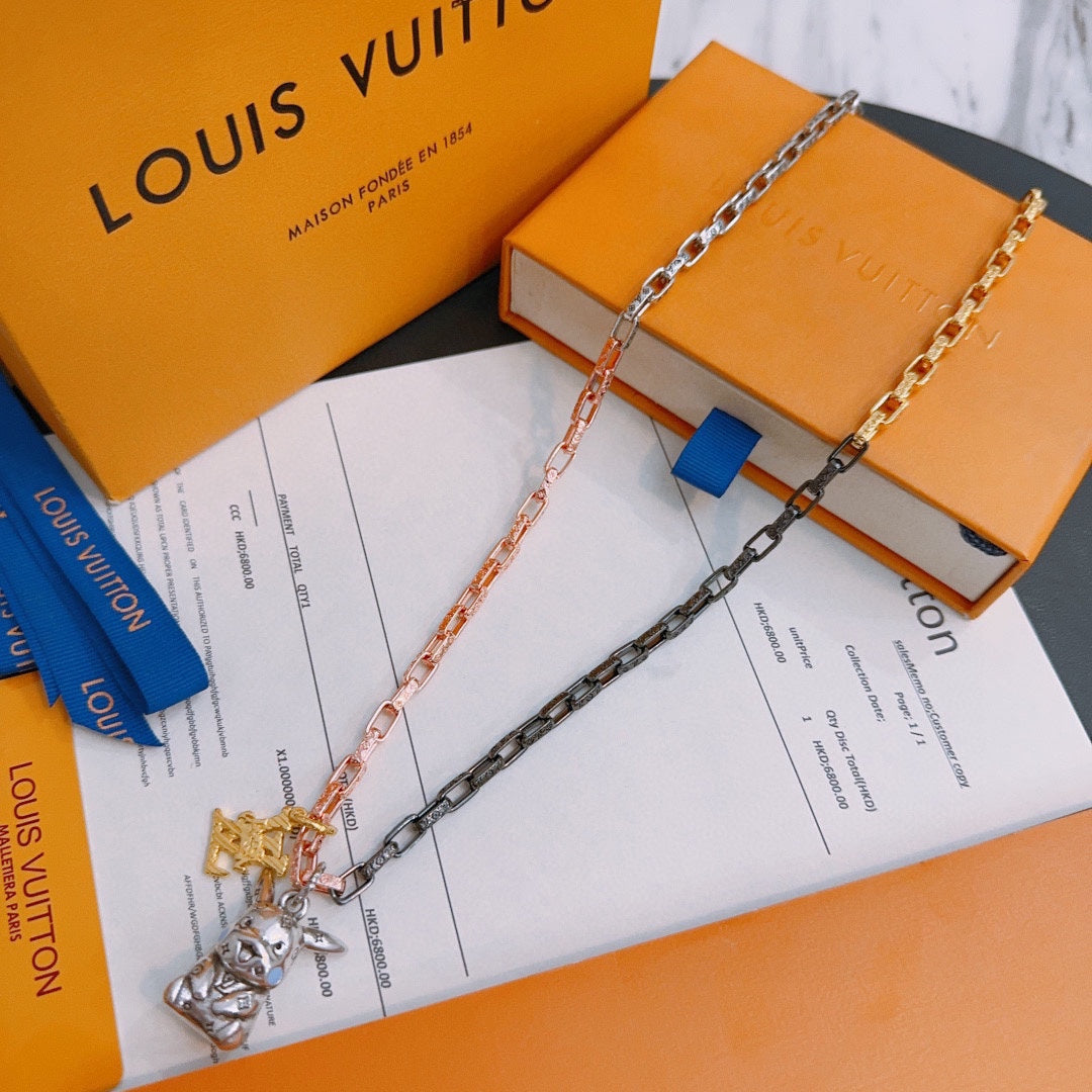 Louis Vuitton Luxury Necklace | Iconic Elegance & Boutique-Grade Quality 143