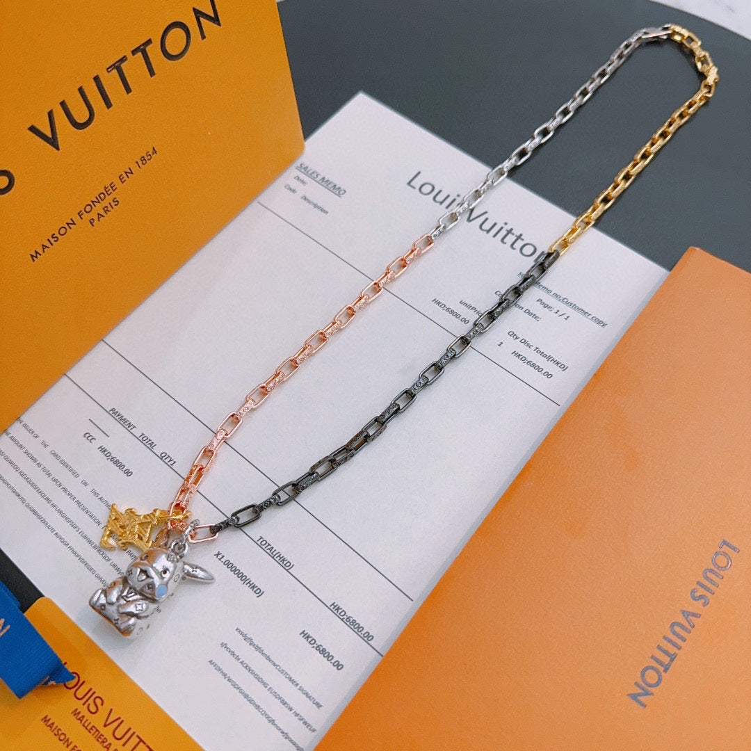 Louis Vuitton Luxury Necklace | Iconic Elegance & Boutique-Grade Quality 143