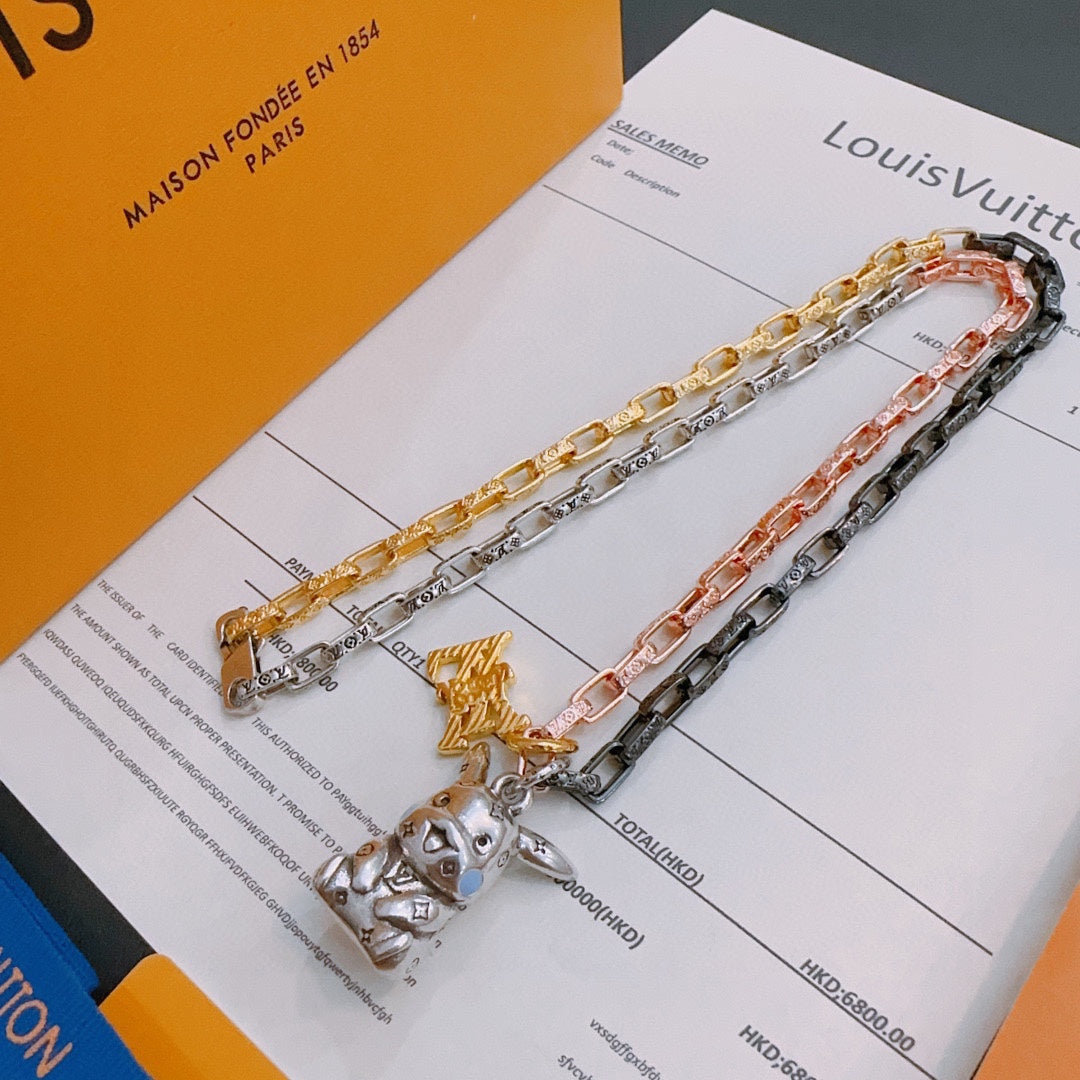 Louis Vuitton Luxury Necklace | Iconic Elegance & Boutique-Grade Quality 143