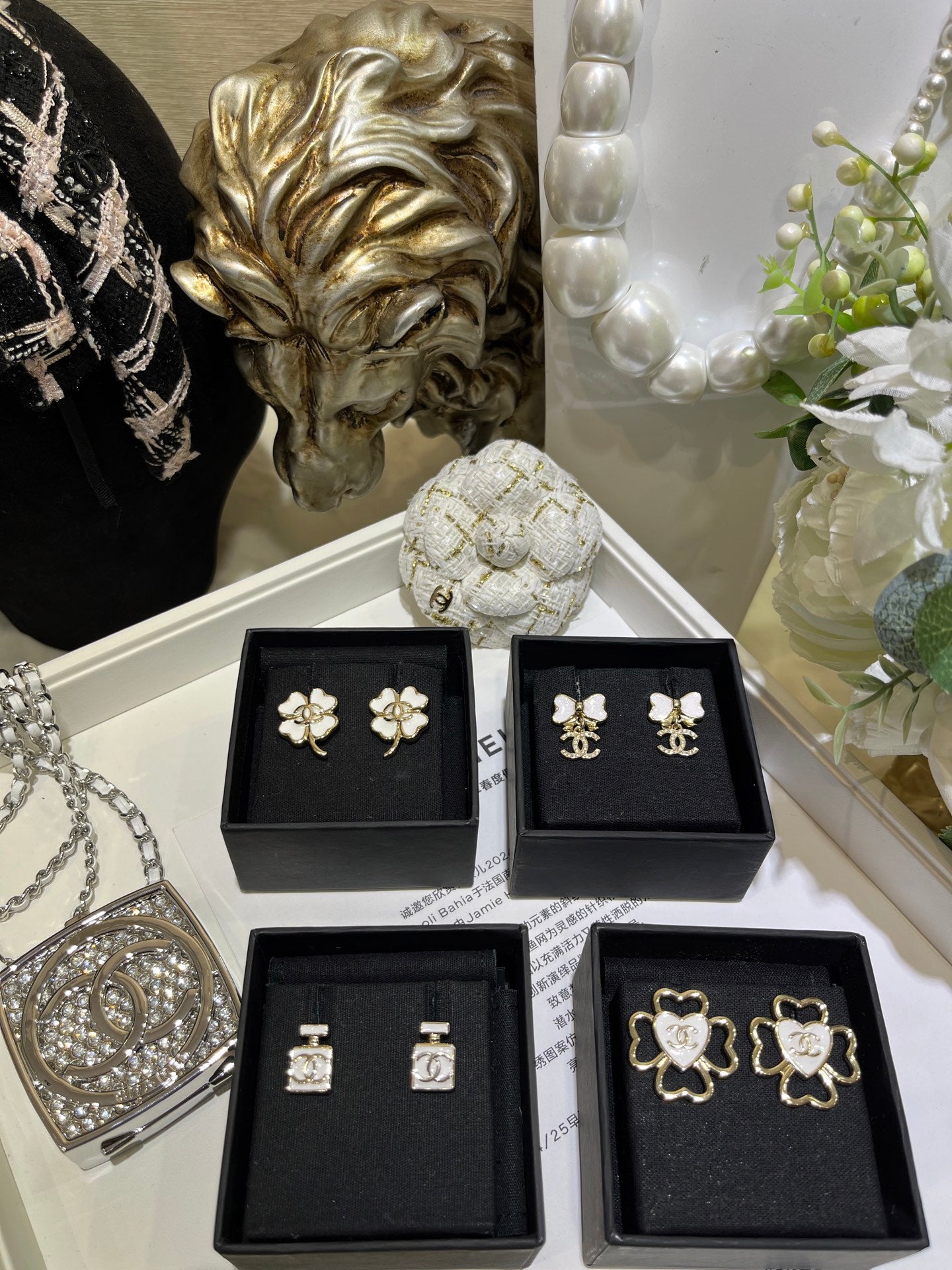 Chanel Luxury Earrings | Timeless Elegance & Boutique-Grade Quality 100