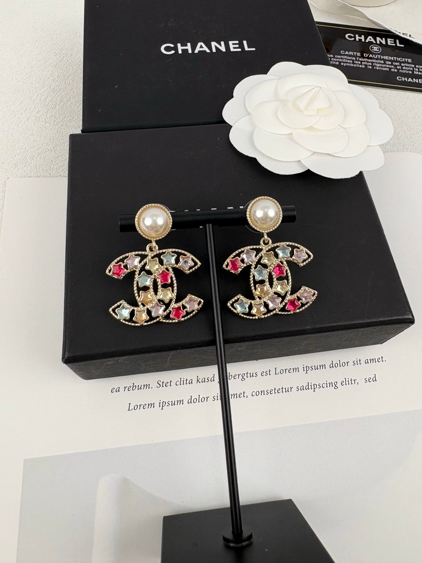 Chanel Luxury Earrings | Timeless Elegance & Boutique-Grade Quality 123