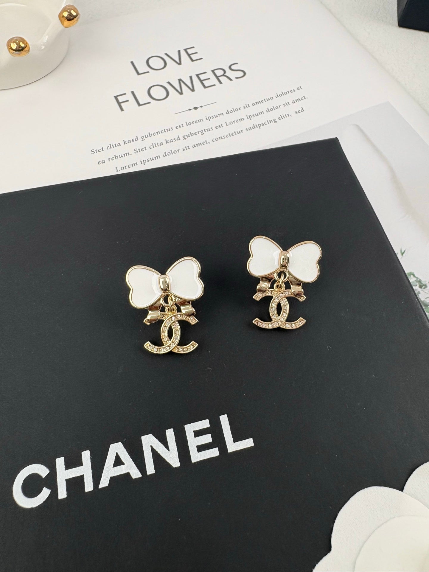 Chanel Luxury Earrings | Timeless Elegance & Boutique-Grade Quality 131