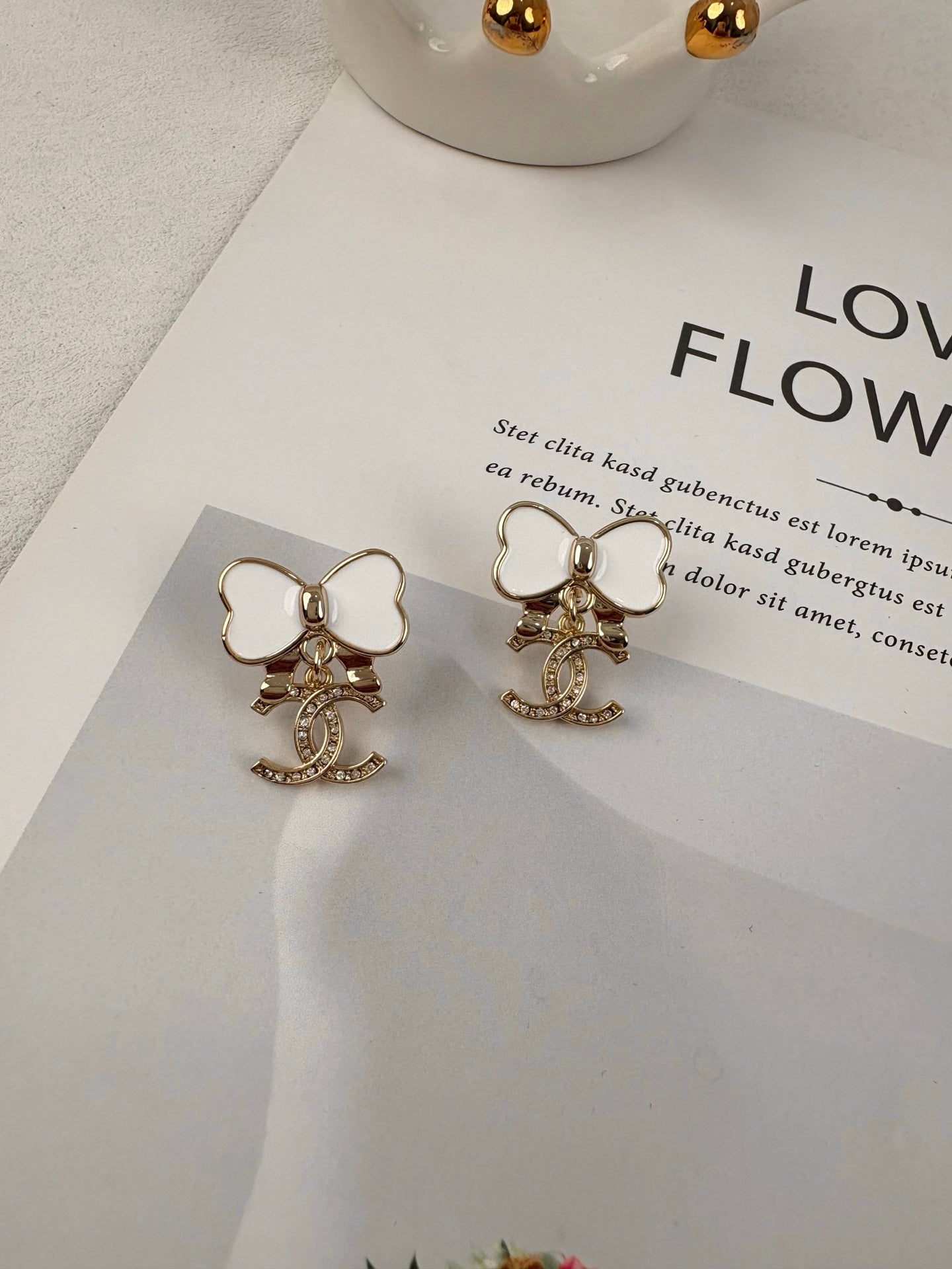 Chanel Luxury Earrings | Timeless Elegance & Boutique-Grade Quality 131