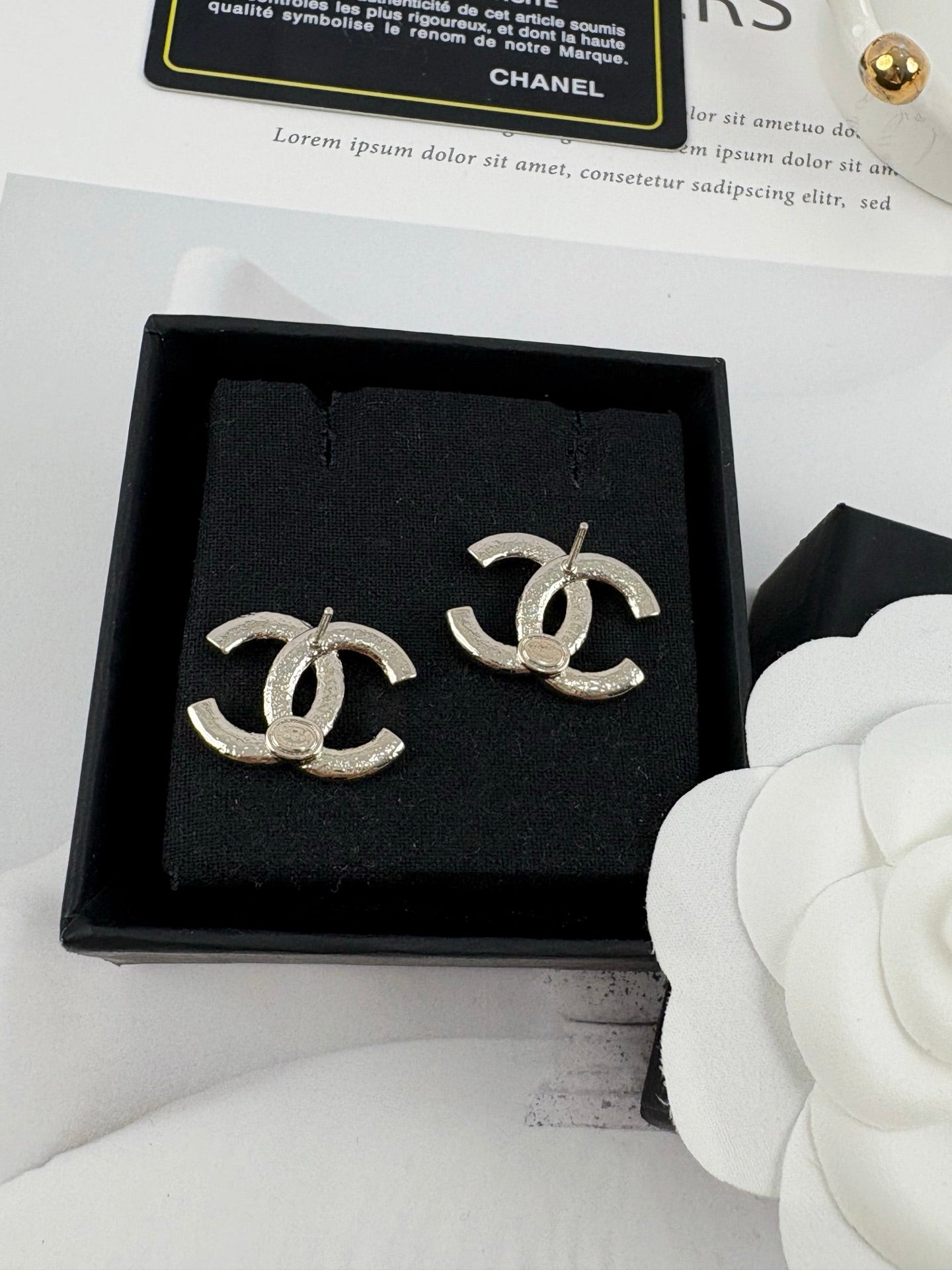 Chanel Luxury Earrings | Timeless Elegance & Boutique-Grade Quality 133