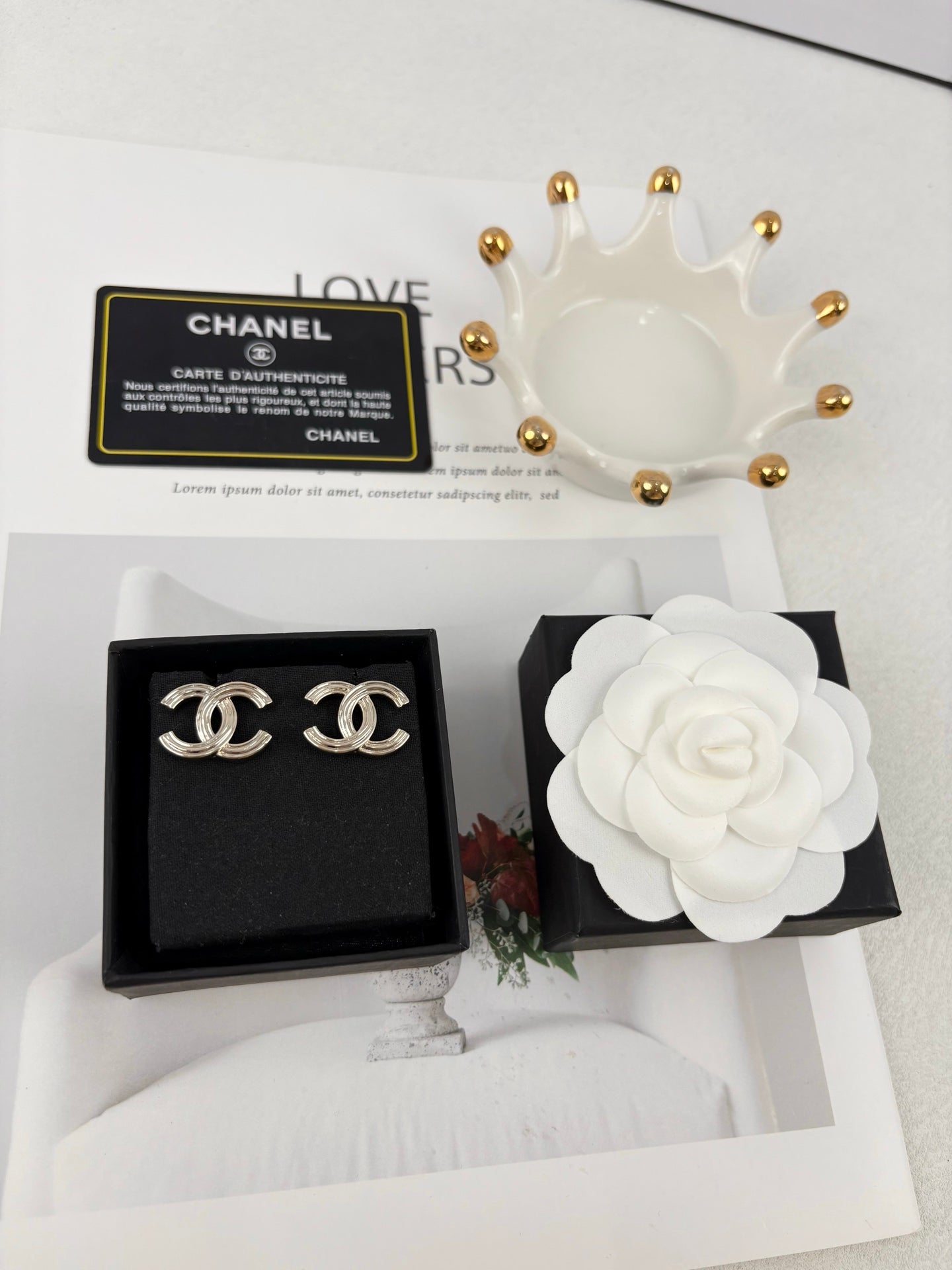 Chanel Luxury Earrings | Timeless Elegance & Boutique-Grade Quality 133
