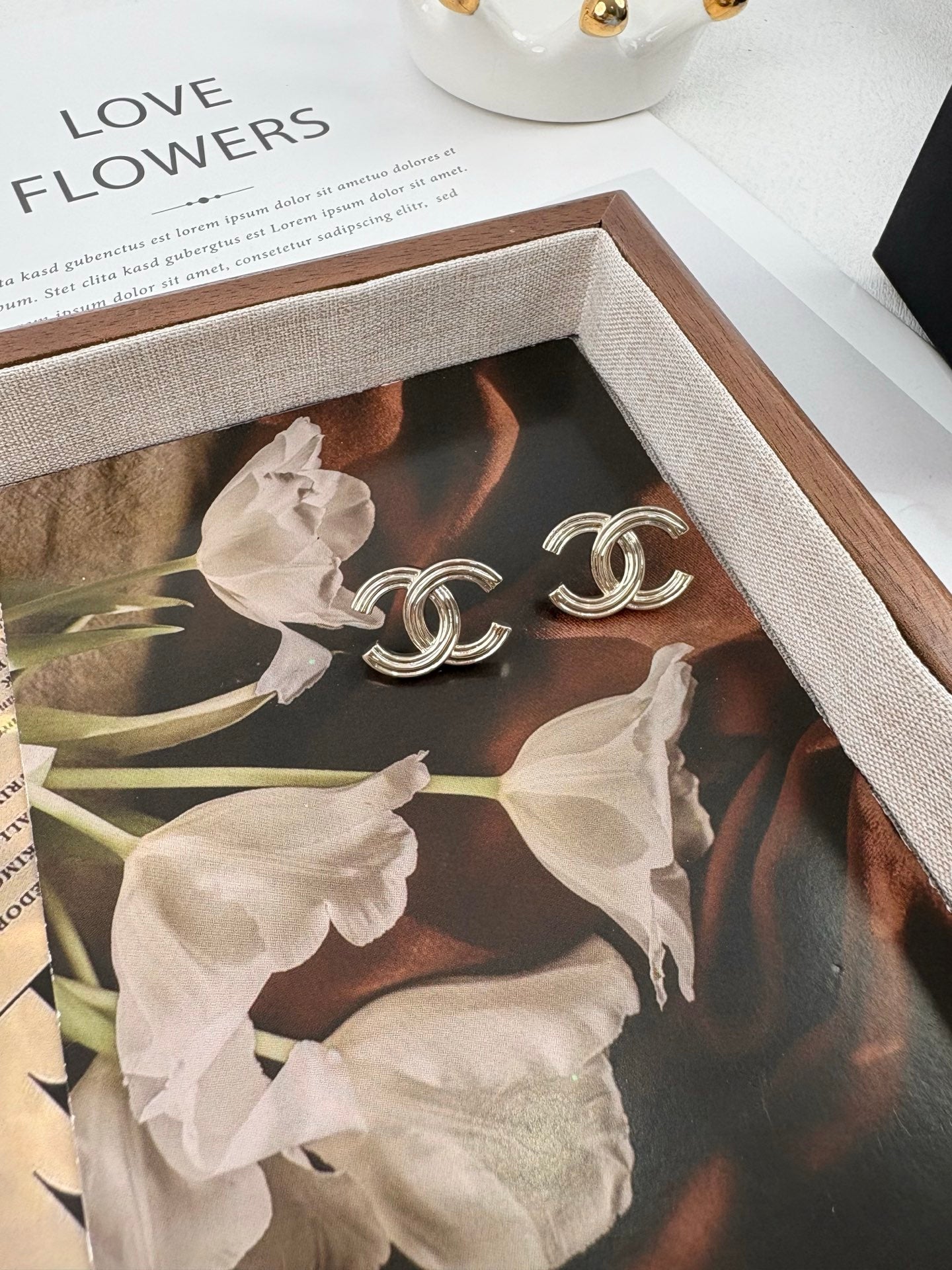 Chanel Luxury Earrings | Timeless Elegance & Boutique-Grade Quality 133