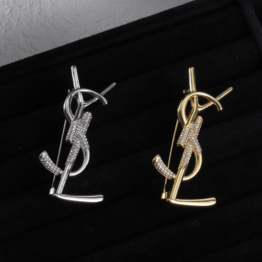 YSL Luxury Brooch | Iconic Elegance & Boutique-Grade Quality 03