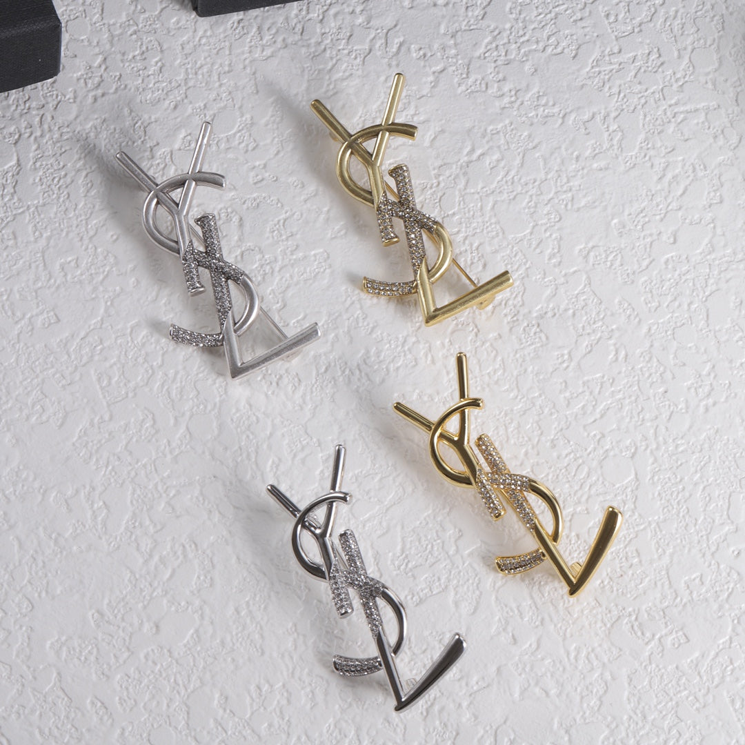 YSL Luxury Brooch | Iconic Elegance & Boutique-Grade Quality 03