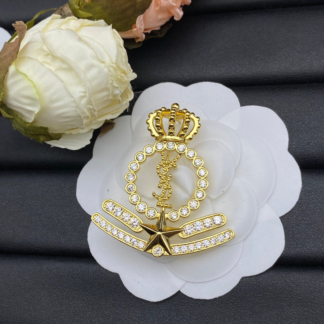 YSL Luxury Brooch | Iconic Elegance & Boutique-Grade Quality 07