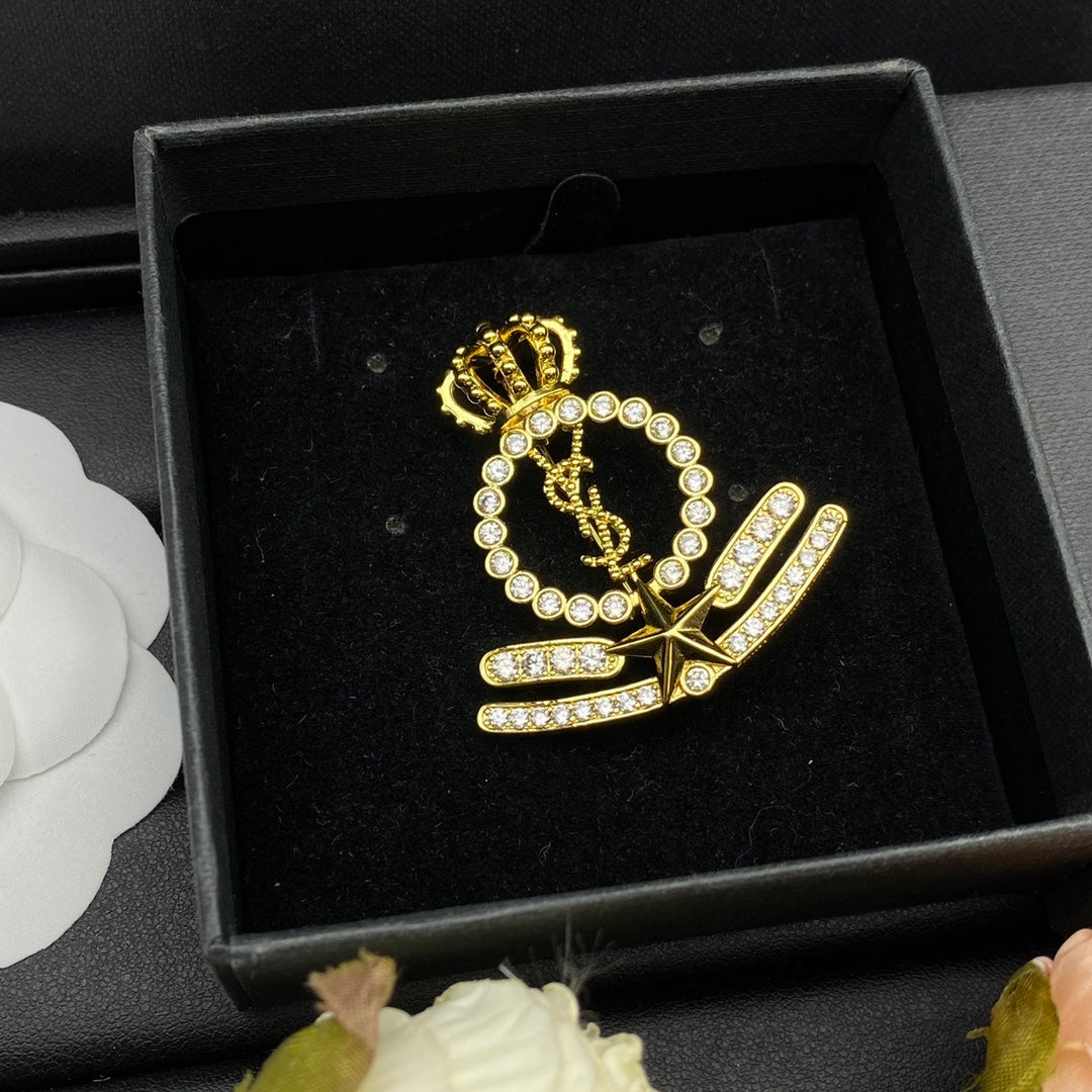 YSL Luxury Brooch | Iconic Elegance & Boutique-Grade Quality 07