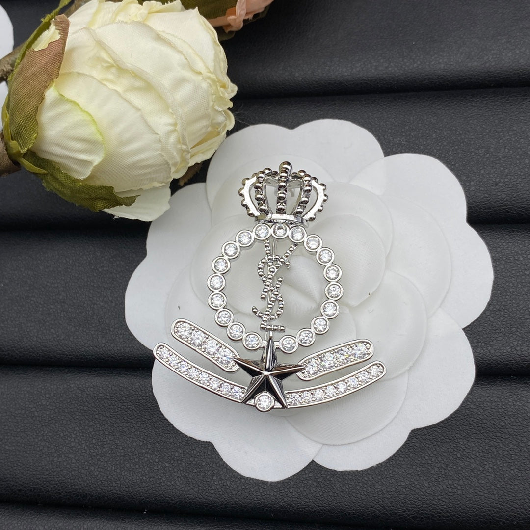 YSL Luxury Brooch | Iconic Elegance & Boutique-Grade Quality 07