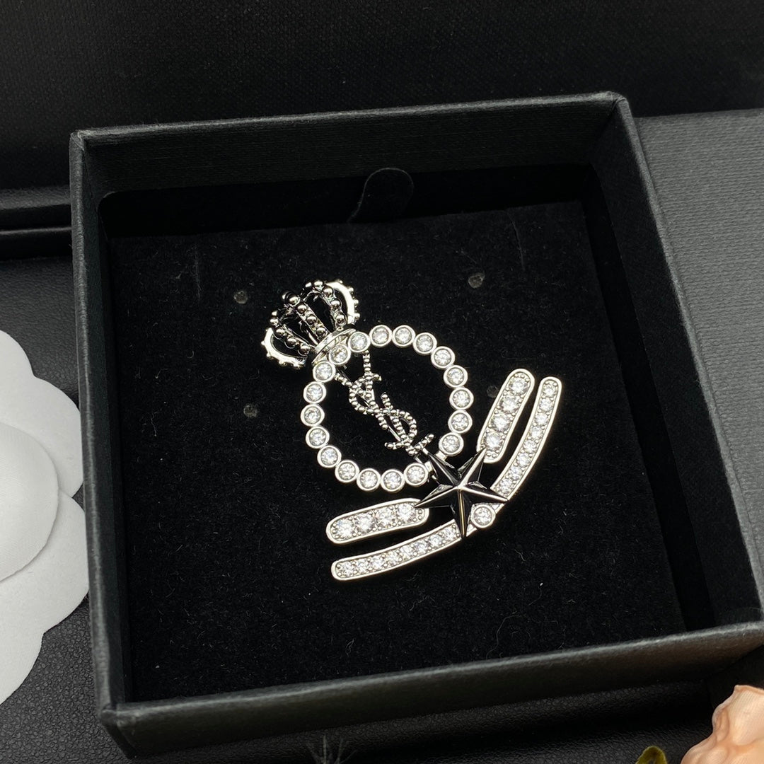 YSL Luxury Brooch | Iconic Elegance & Boutique-Grade Quality 07