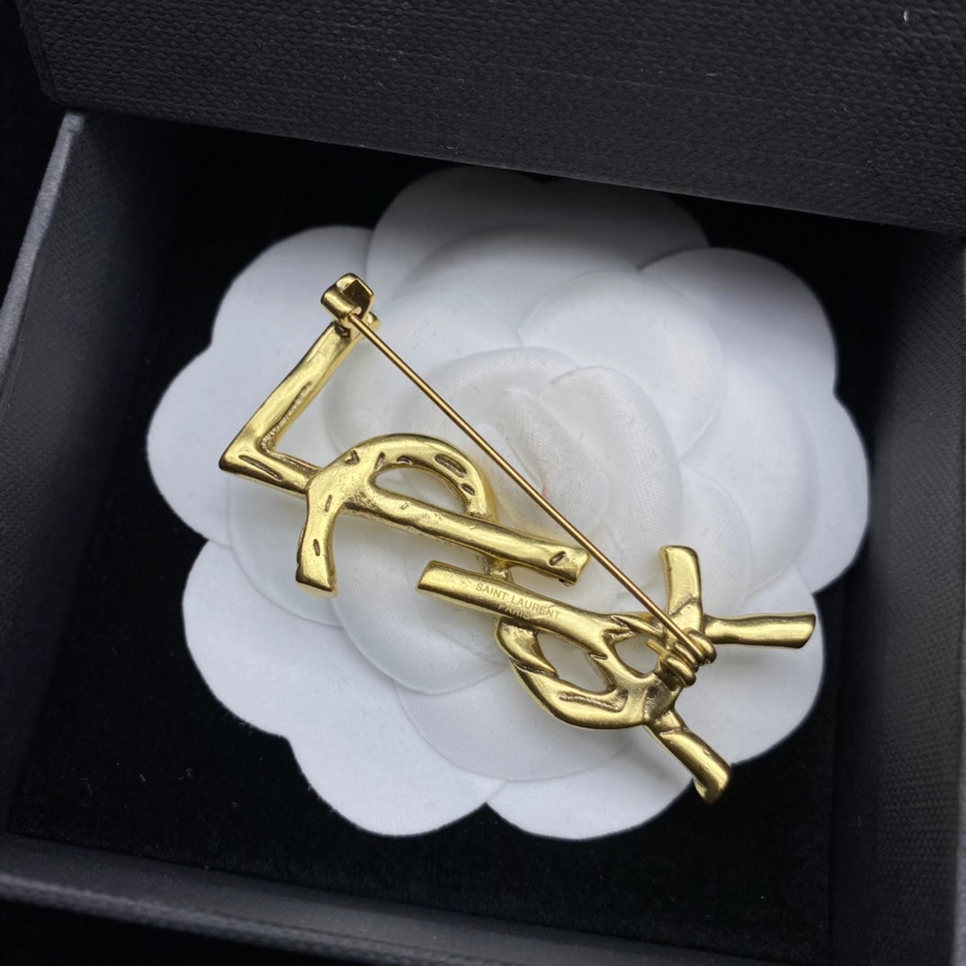 YSL Luxury Brooch | Iconic Elegance & Boutique-Grade Quality 08