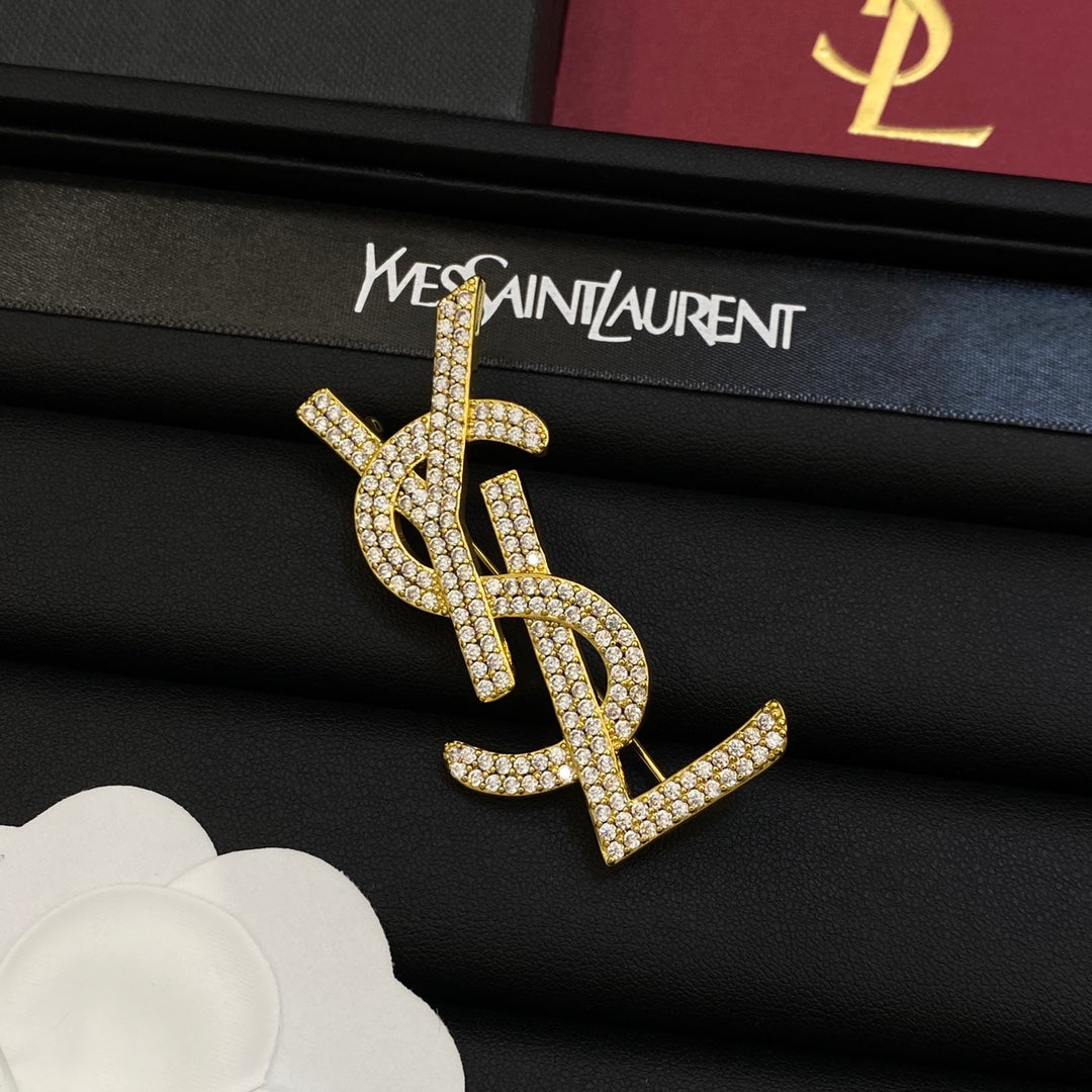 YSL Luxury Brooch | Iconic Elegance & Boutique-Grade Quality 09
