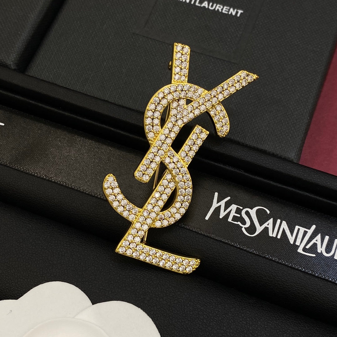 YSL Luxury Brooch | Iconic Elegance & Boutique-Grade Quality 09