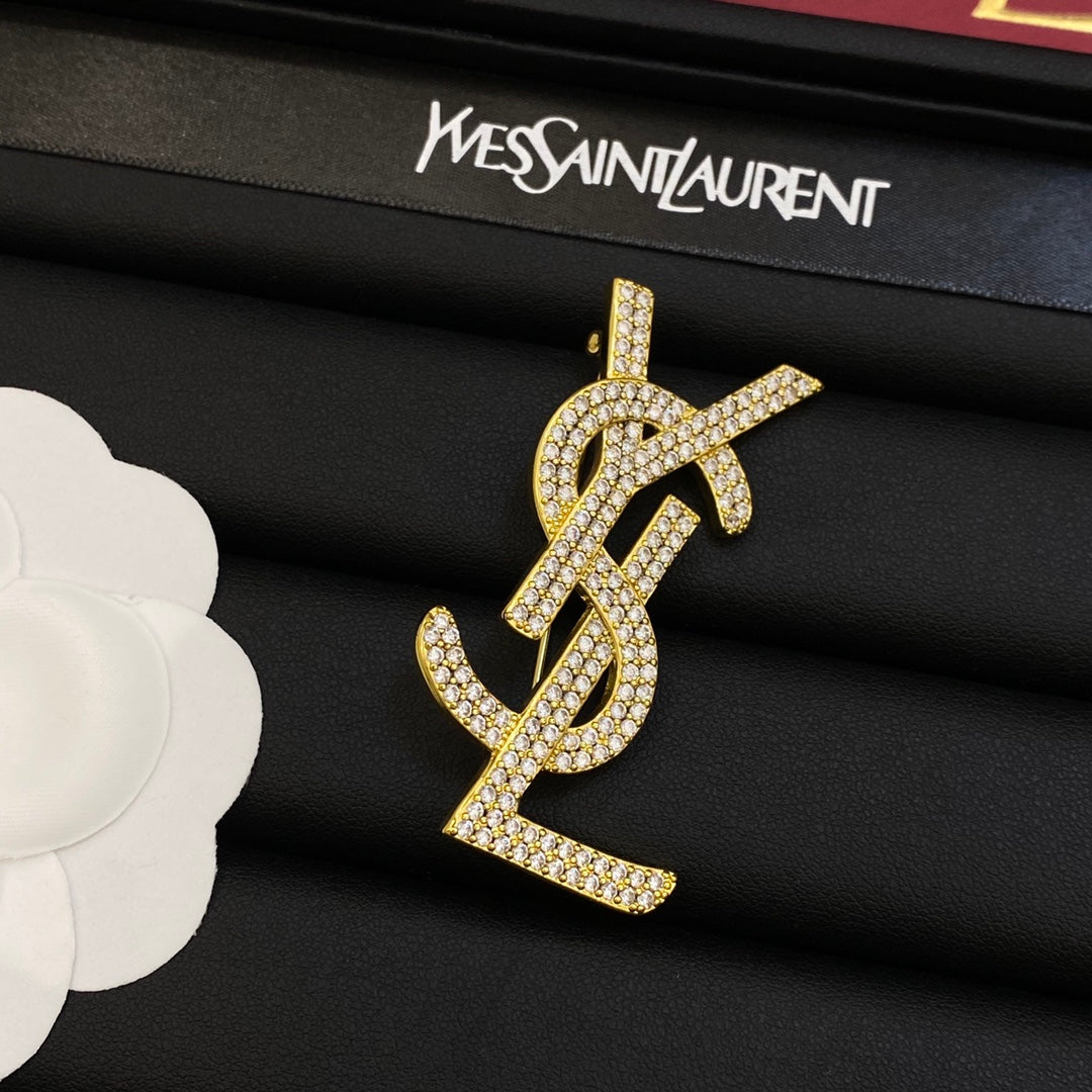 YSL Luxury Brooch | Iconic Elegance & Boutique-Grade Quality 09
