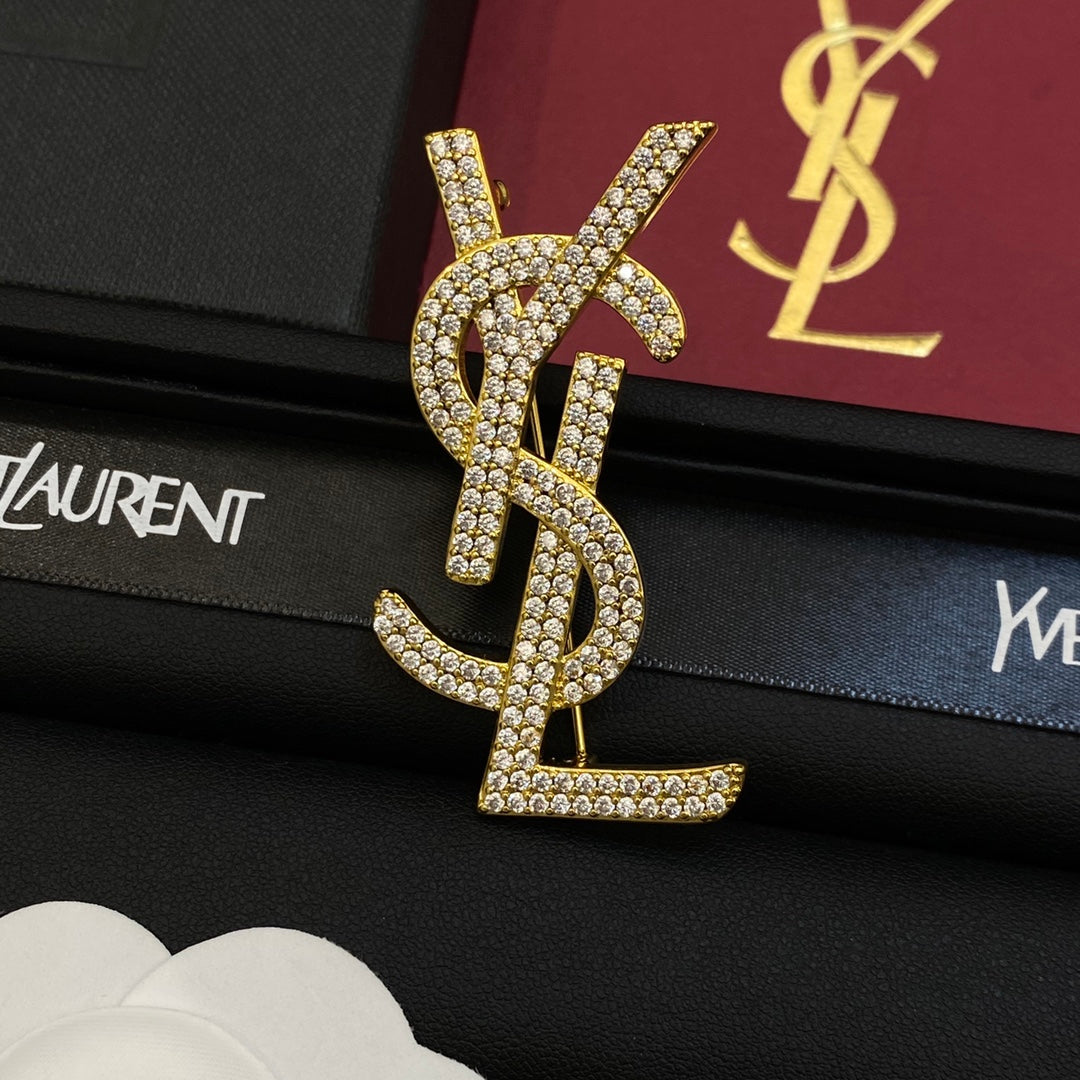 YSL Luxury Brooch | Iconic Elegance & Boutique-Grade Quality 09