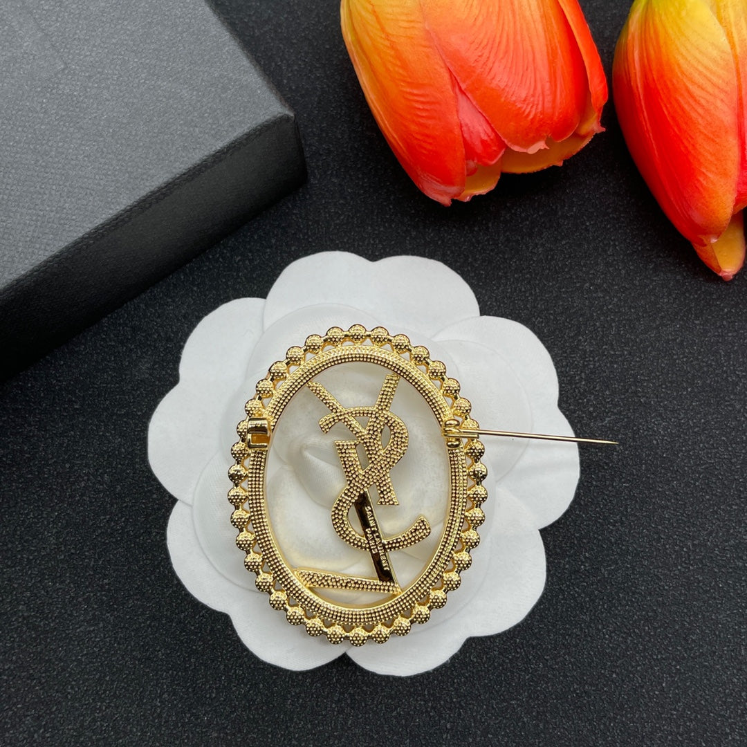 YSL Luxury Brooch | Iconic Elegance & Boutique-Grade Quality 22
