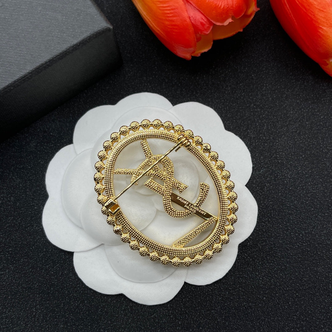 YSL Luxury Brooch | Iconic Elegance & Boutique-Grade Quality 22