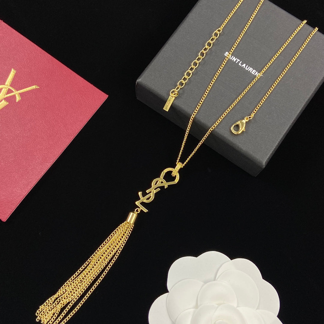 YSL Luxury Necklace | Timeless Elegance & Boutique-Grade Quality 18