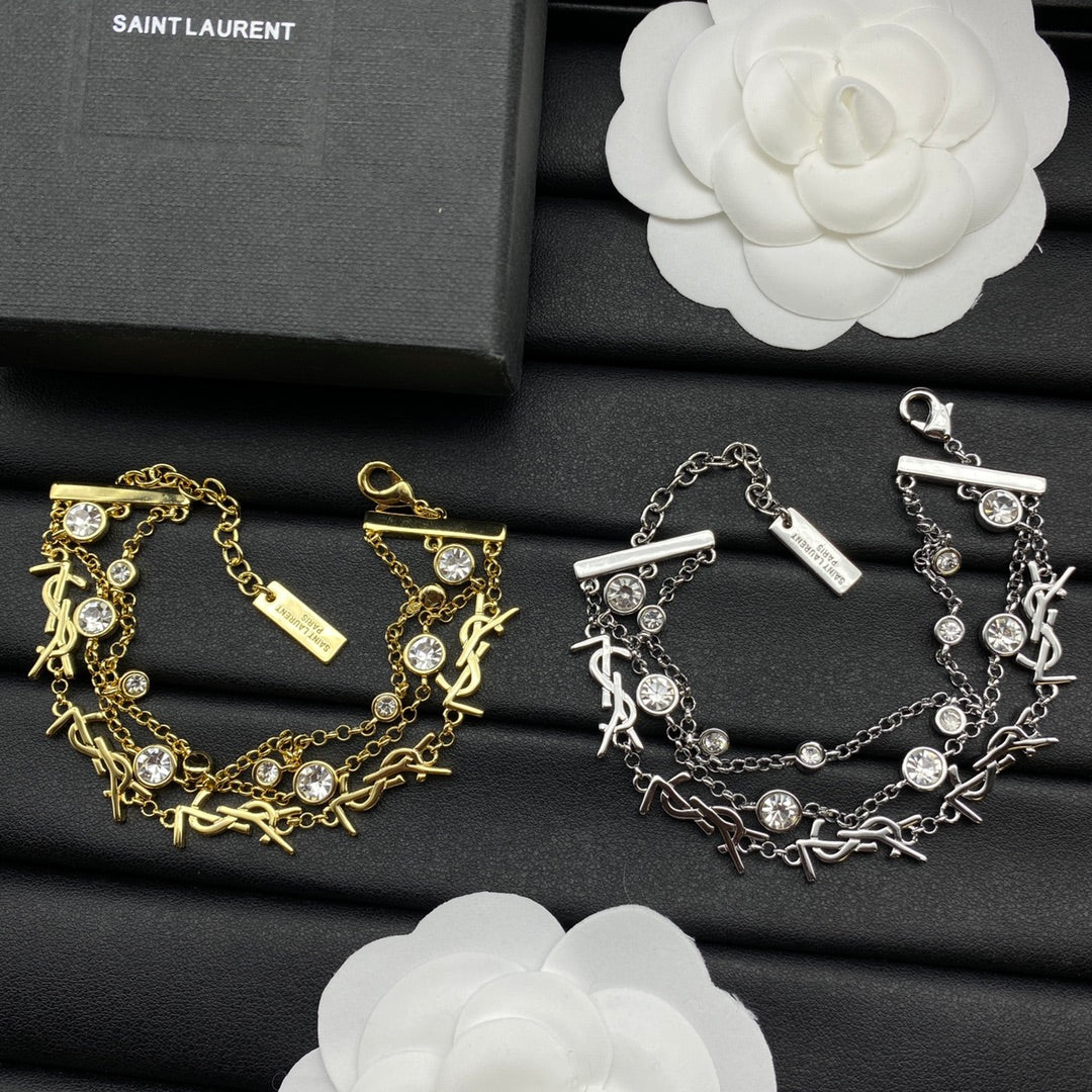 YSL Luxury Bracelet | Iconic Elegance & Boutique-Grade Quality 18