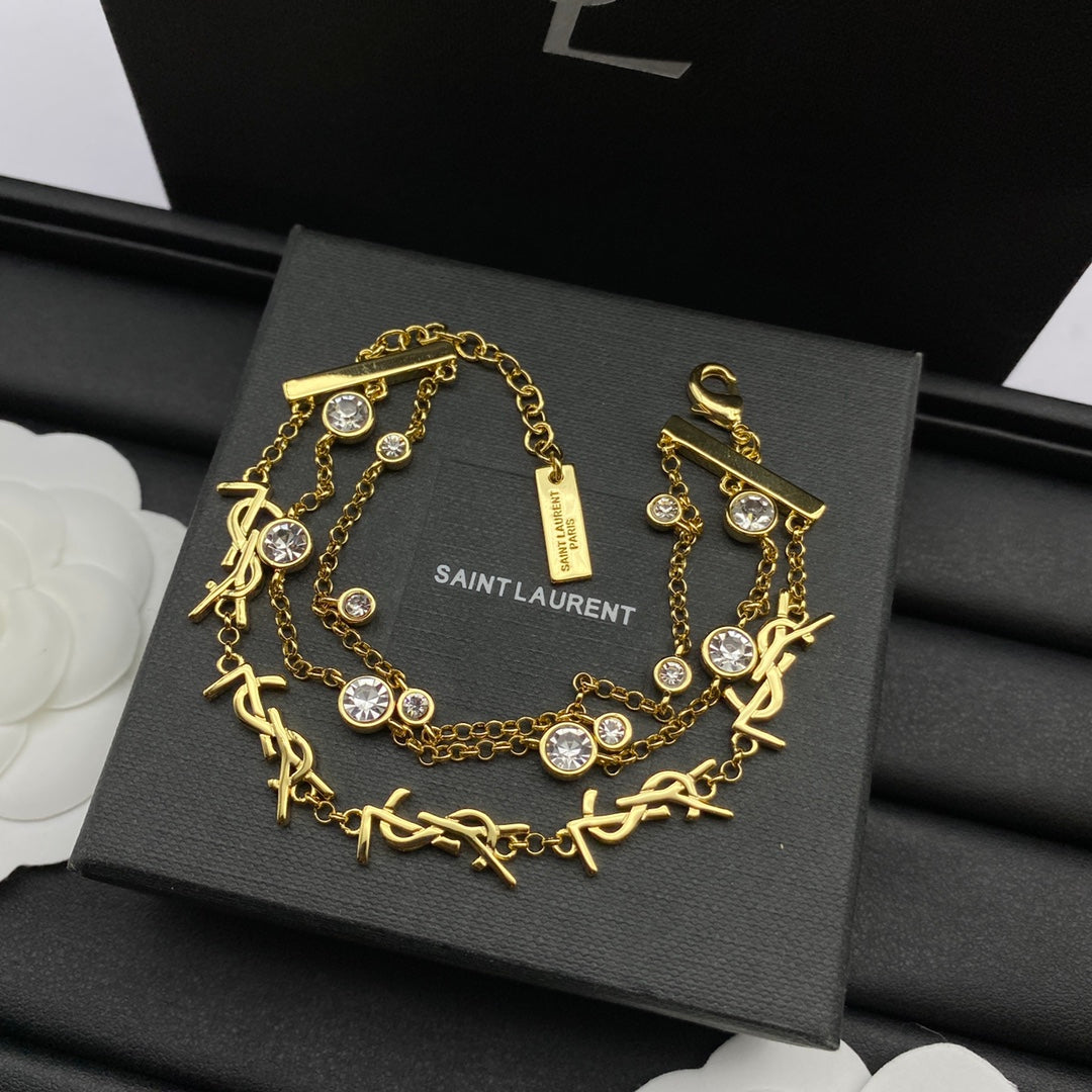 YSL Luxury Bracelet | Iconic Elegance & Boutique-Grade Quality 18
