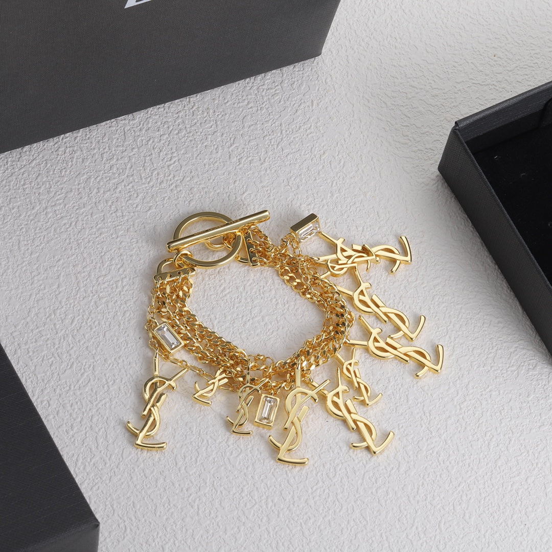 YSL Luxury Bracelet | Iconic Elegance & Boutique-Grade Quality 24