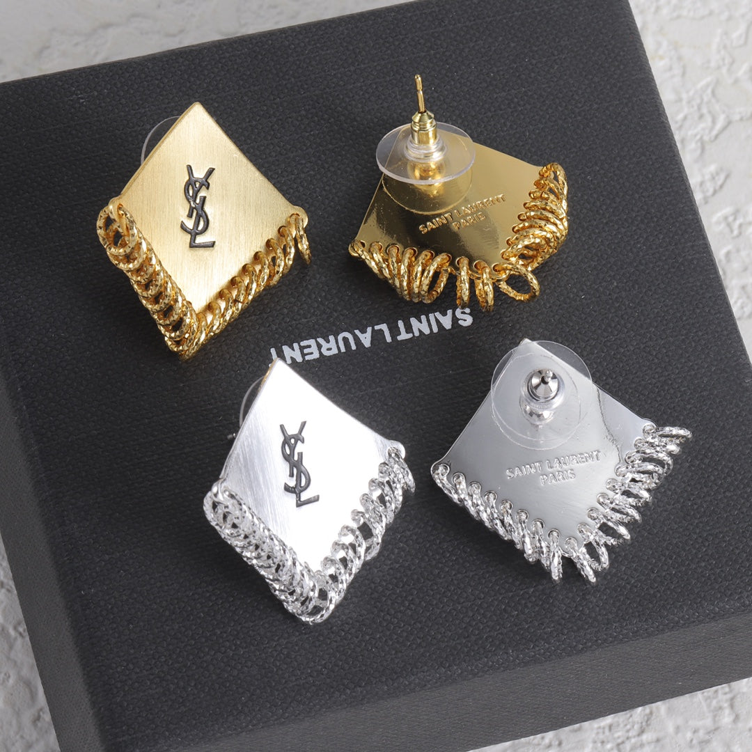 YSL Luxury Earrings | Timeless Elegance & Boutique-Grade Quality 01