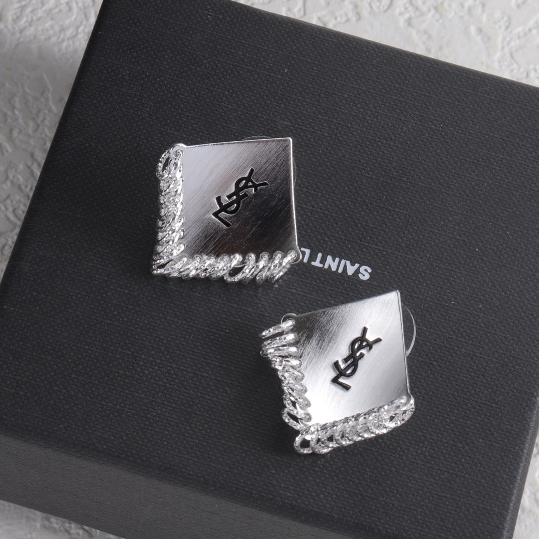 YSL Luxury Earrings | Timeless Elegance & Boutique-Grade Quality 01