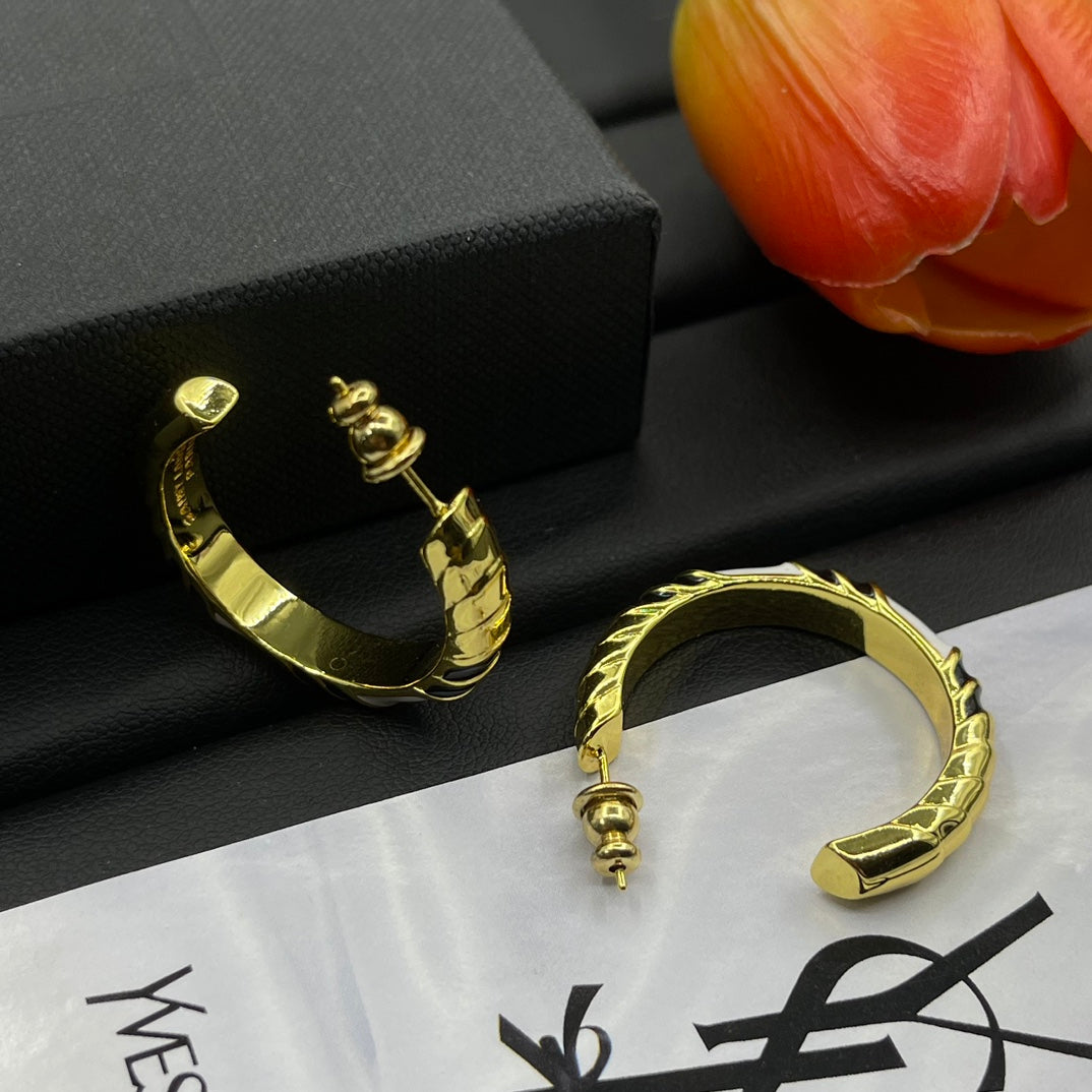 YSL Luxury Earrings | Timeless Elegance & Boutique-Grade Quality 16