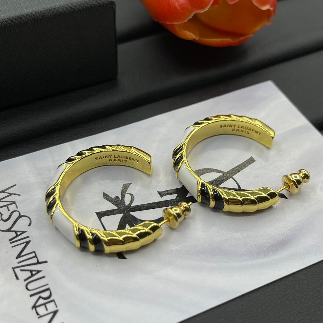 YSL Luxury Earrings | Timeless Elegance & Boutique-Grade Quality 16
