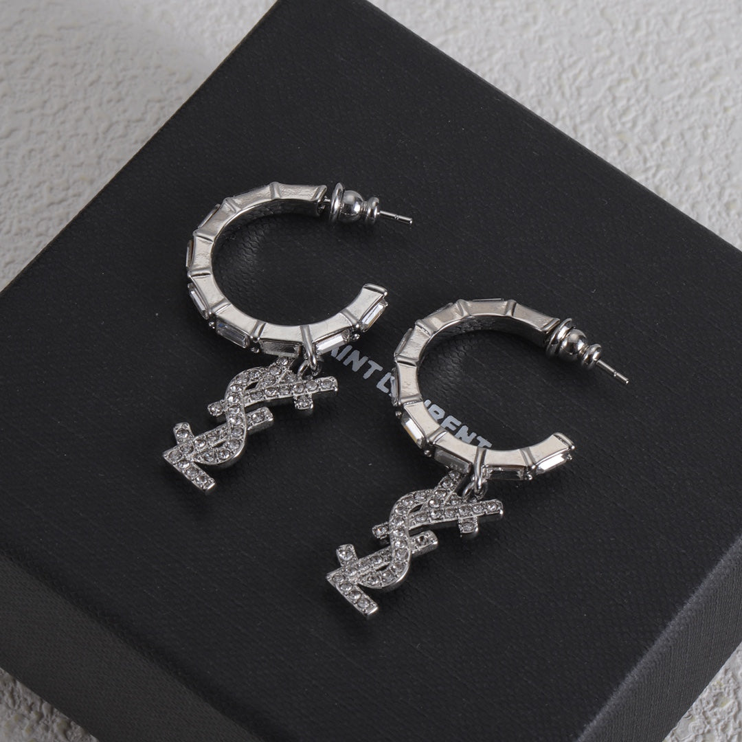 YSL Luxury Earrings | Timeless Elegance & Boutique-Grade Quality 50