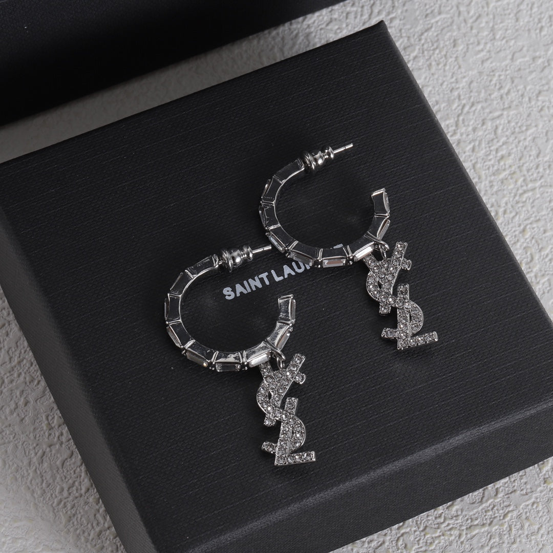 YSL Luxury Earrings | Timeless Elegance & Boutique-Grade Quality 50