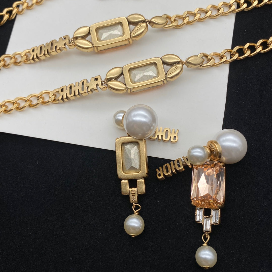 Dior Luxury Earrings | Timeless Elegance & Boutique-Grade Quality 110
