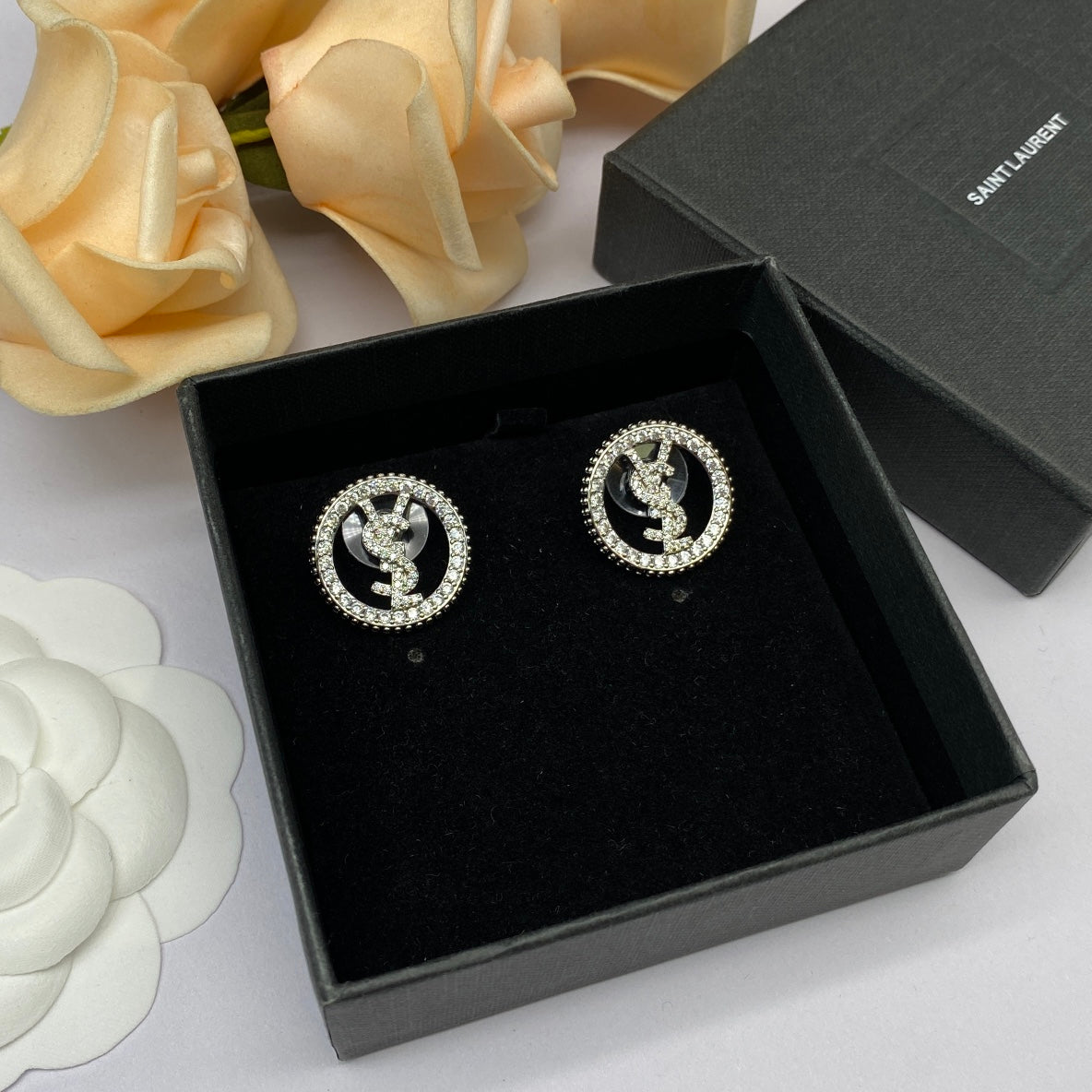 YSL Luxury Earrings | Timeless Elegance & Boutique-Grade Quality 80