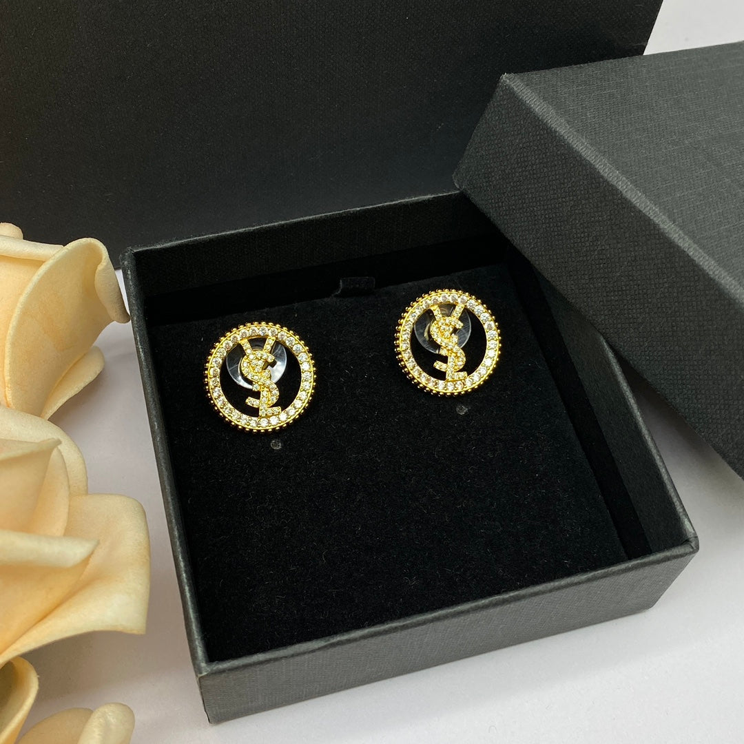 YSL Luxury Earrings | Timeless Elegance & Boutique-Grade Quality 80