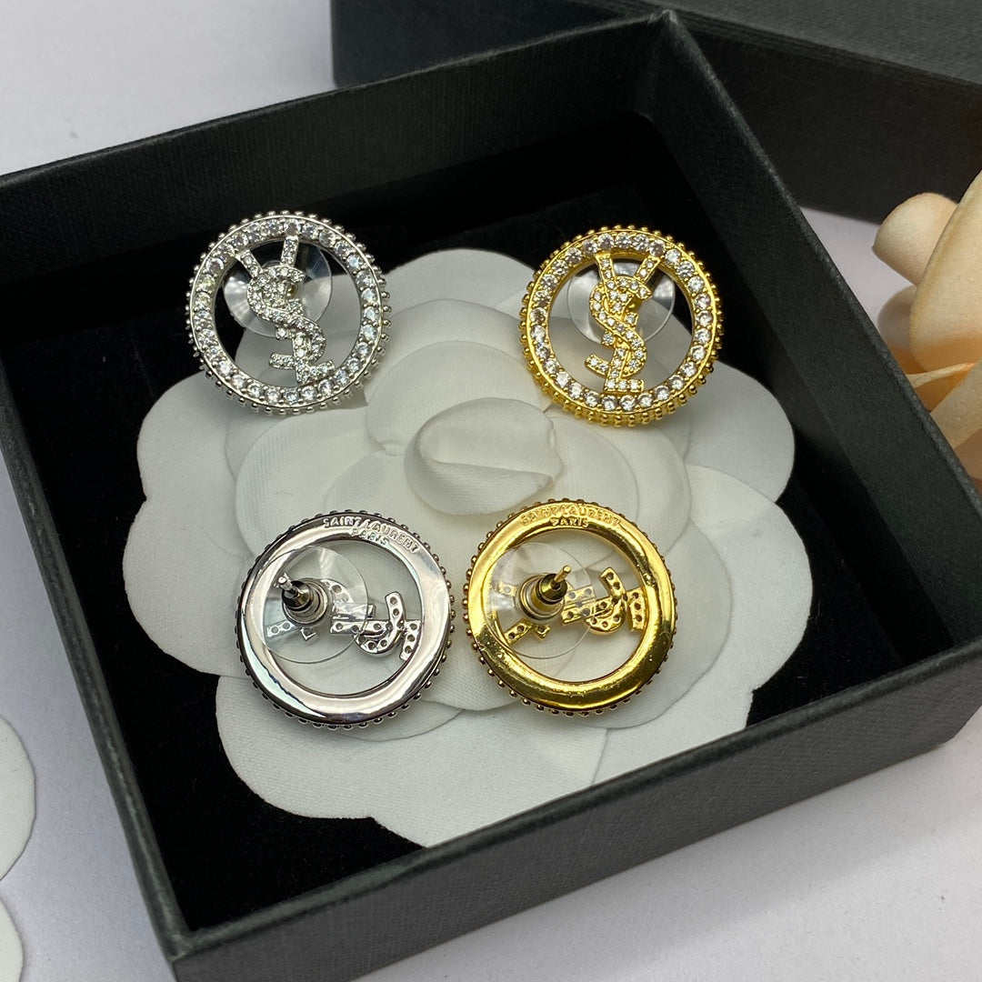 YSL Luxury Earrings | Timeless Elegance & Boutique-Grade Quality 80