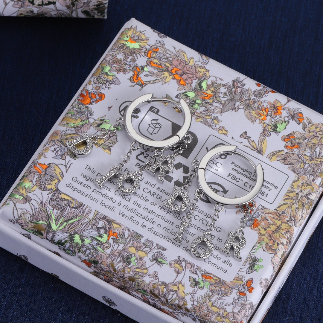 Dior Luxury Earrings | Timeless Elegance & Boutique-Grade Quality 136