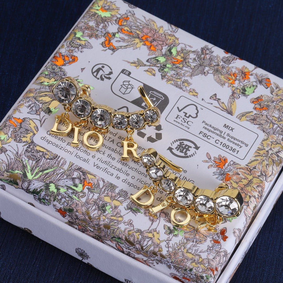 Dior Luxury Earrings | Timeless Elegance & Boutique-Grade Quality 139