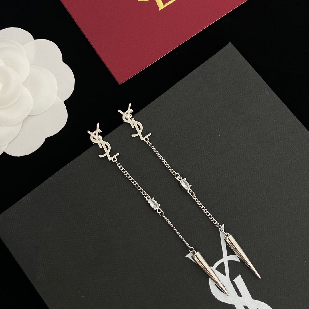 YSL Luxury Earrings | Timeless Elegance & Boutique-Grade Quality 90