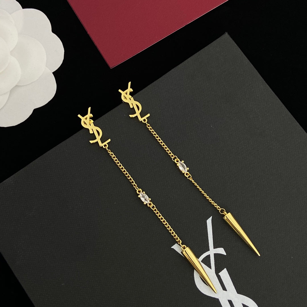 YSL Luxury Earrings | Timeless Elegance & Boutique-Grade Quality 90
