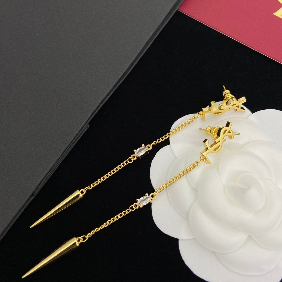 YSL Luxury Earrings | Timeless Elegance & Boutique-Grade Quality 90