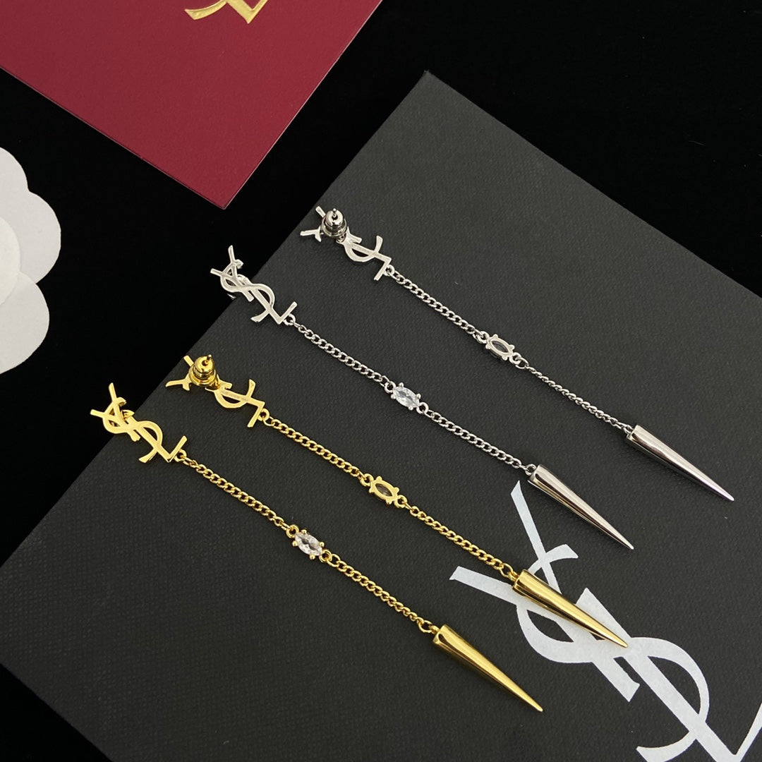 YSL Luxury Earrings | Timeless Elegance & Boutique-Grade Quality 90